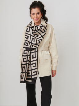 Большой, мягкий, тонкий и очень нежный двусторонний палантин - Tantino фото 5