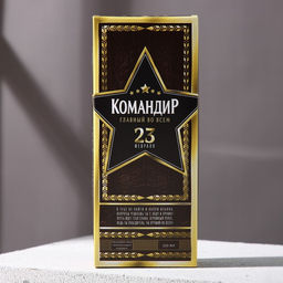 Подарочный набор Командир, гель для душа коньяк 250 мл и мыло для рук 25 г, HARD LINE фото 6