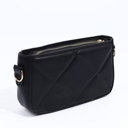 Сумка кросс-боди на молнии, цвет чёрный - Simaland фото 2