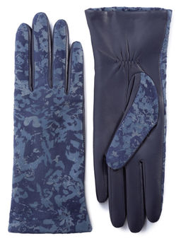 Перчатки женские ш+каш. IS00156 navy/silver - Eleganzza фото 4