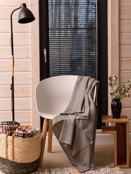 Флисовый плед 130x160 см с принтом PF130, двусторонний: Для дома, дивана, пикника, машины, путешествий - Bio-Line