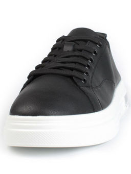 05-PDXL148-3 BLACK Кроссовки женские (натуральная кожа)