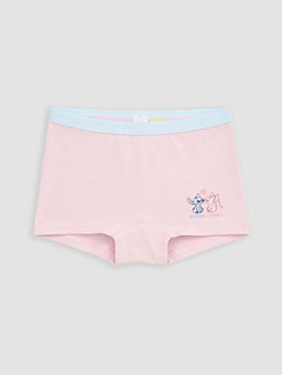 Stitch ve Angel Bask?l? K?z ?ocuk Boxer 3l? - Waikiki фото 3