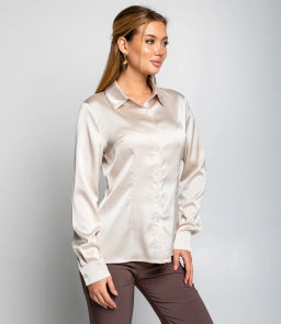 Блуза #ОКТ025022, светло-бежевый - Dommod фото 2