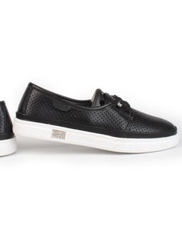 03-A5657 BLACK Полуботинки женские (натуральная кожа)