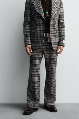 CHECK SUIT TROUSERS HARRY LAMBERT FOR ZARA X DISNEY  фото 2