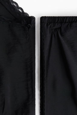 Pijama con inserciones de encaje - H&m фото 5