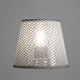 Абажур BayerLux, Е27, серый, 15×15×13 см