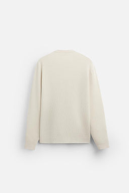 BASIC TEXTURED SWEATER - Zara фото 12