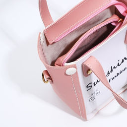 Сумка-тоут на молнии, цвет розовый - Simaland фото 8