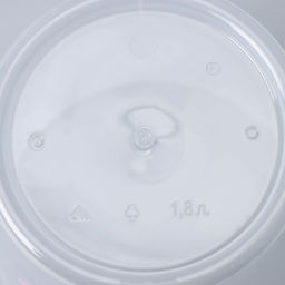 Горшок для орхидей с поддоном, 1.8 л, пластиковый, прозрачный, МИКС