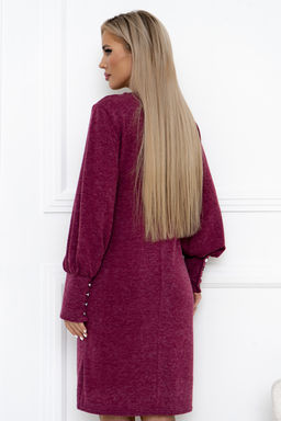 Платье Open Style 6335 бордовый