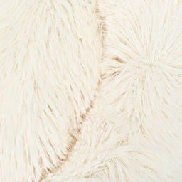 Лежанка для собак и кошек, длинный мех, 60 х 60 х 20 см, молочная - Пижон фото 11