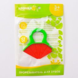 Прорезыватель силиконовый Арбузик, Крошка Я  фото 4