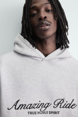 COMBINED SLOGAN SWEATSHIRT - Zara фото 13