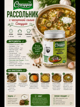 Чесночная соль с горными травами - Спеццио фото 8