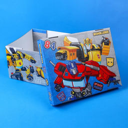 Коробка подарочная складная с крышкой, 31 х 25,5 х 16 Оптимус Прайм и Бамблби, Трансформеры - Hasbro фото 2