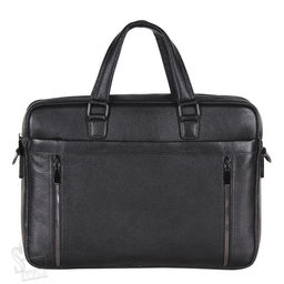 Портфель мужской кожаный 8223-8QH black Heanbag  в Новосибирске