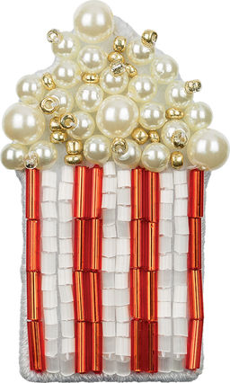 Klart набор для вышивания 10-004 Брошь. Попкорн 3 х 5 см