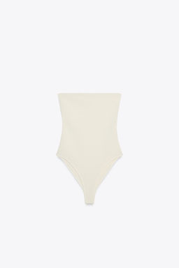 STRETCH BANDEAU BODYSUIT - Zara фото 26