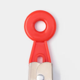 Щипцы кухонные Доляна «Лист», 35×3.5 см, красные