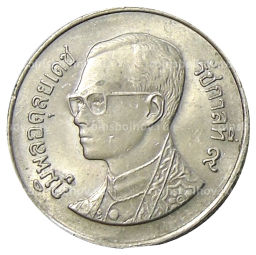 Монета 1 бат 1989 года Таиланд