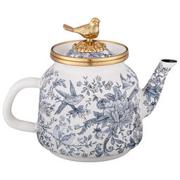 ЧАЙНИК ЭМАЛИРОВАННЫЙ LEFARD, СЕРИЯ ROYAL GARDEN, 1,0Л ПОДХОДИТ ДЛЯ ИНДУКЦИОН.ПЛИТ фото 3