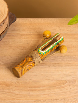 Сувенирный музыкальный инструмент Тек тек бамбук, 20х10х4 см - Simaland фото 3