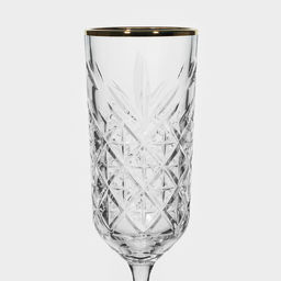 Бокалы для шампанского Paşabahçe Timeless, 175 мл, набор 4 шт., стекло, прозрачные