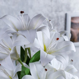 Цветок искусственный Лилия 56 см / GT41-1 /уп 40/400/ - Галеонтрейд фото 4