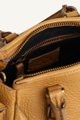 MINI LEATHER BOWLING LIMITED EDITION BAG - Zara фото 5