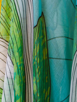 Большой мягкий очень нежный двусторонний палантин в стиле арт-деко - Tantino фото 5