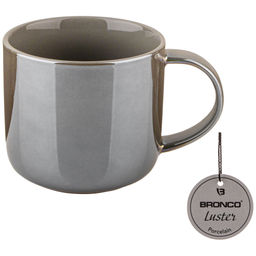 Цена за 4 шт. КРУЖКА BRONCO GLOSS 440 МЛ СВЕТЛО-СЕРАЯ фото 2