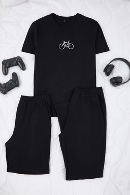 TRENDYOL MAN Gri - Bordo Regular Fit Nak?sl? Orme 3 lu Pijama Tak?m? TMNAW25PT00024 - Trendyolmilla фото 13