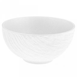 Сланец 3D Салатник фарфоровый 720мл, д15х7,6см, белый, сияющая глазурь, рельефный декор (Китай) - Домашняя мода фото 5