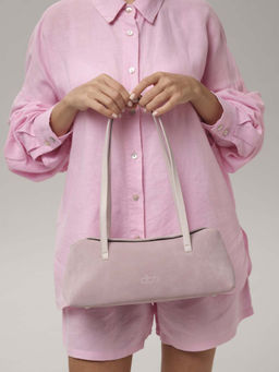 Сумка багет Raduy DBR 31127 розовый фламинго