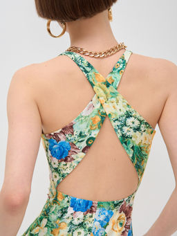 Платье с принтом масло OD-632-2