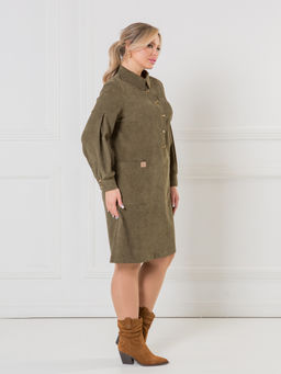 NOVITA Платье 1374 из эластичного микровельвета (Вискоза 55%)  фото 16