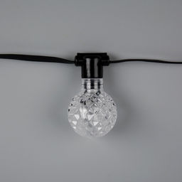 Умная гирлянда Нить 6 м с насадками Калейдоскоп, IP20, тёмная нить, 20 LED, свечение RGB, USB - Luazon lighting фото 8