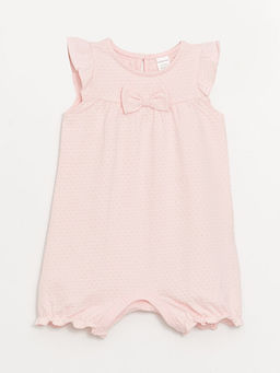 Bisiklet Yaka K?sa Kollu K?z Bebek Tulum