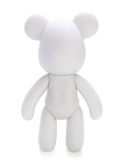 Алмазная мозаика на фигурке с полным заполнением Медведь с сердечками