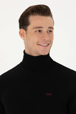 U. S. Polo Assn Мужской черный базовый свитер - U.s. polo assn фото 9