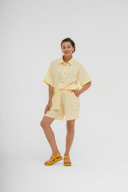 МУСЛИН ДВУХСЛОЙНЫЙ Женский костюм с рубашкой 100% ХЛОПОК - Knitka wear фото 6