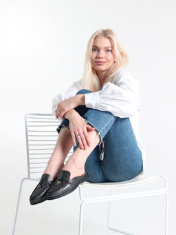 Мюли 1070.2614bl. черный астана