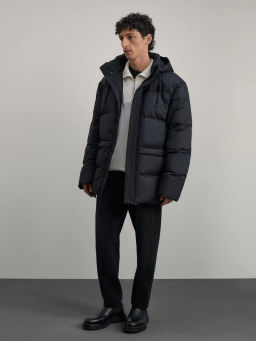 Куртка с натуральным наполнителем и съемным капюшоном / Zarina  фото 2