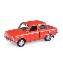 Машина металл ЗАЗ-968А "Запорожец" 12 см, красный, инерц., в коробке