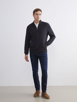 Standart Kal?p Dik Yaka Erkek Triko H?rka