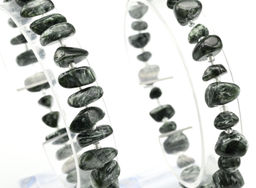 Браслет из серафинита галтовка 8-11мм Радуга камня