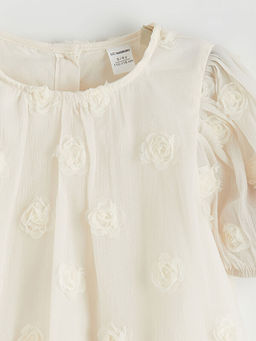 Bisiklet Yaka K?z ?ocuk Elbise