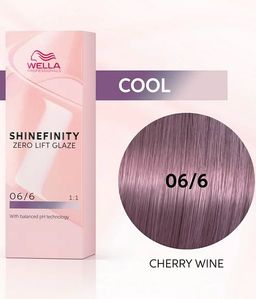 Гель-крем для стойкого тонирования Shinefinity 06/6 вишневое вино, Wella
